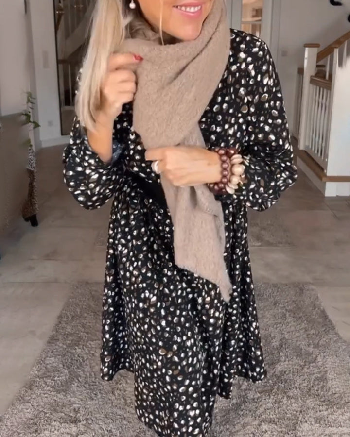 Stilla | Kjole med print