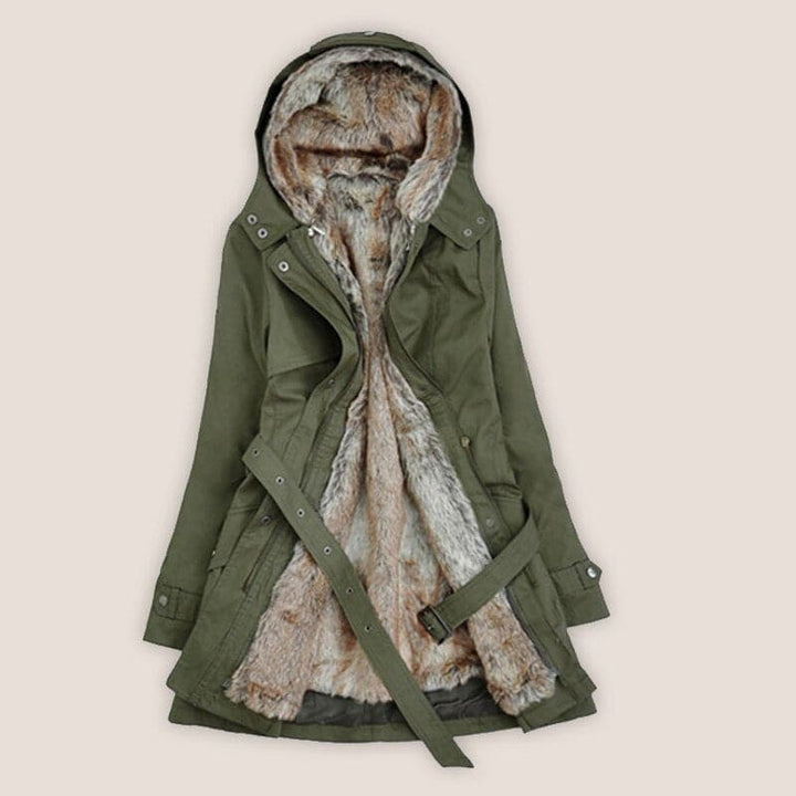 Stilla | Künstpelsforet Parka Hue Mid Lår Parka