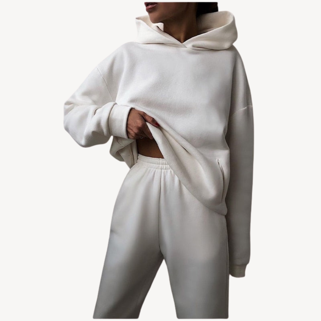 Stilla | Dame Hoodie og Joggingbukser Sæt