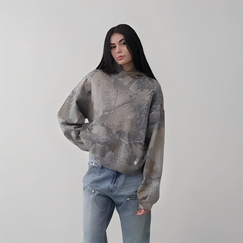 Stilla | Behagelig Camouflagemønster-Hoodie