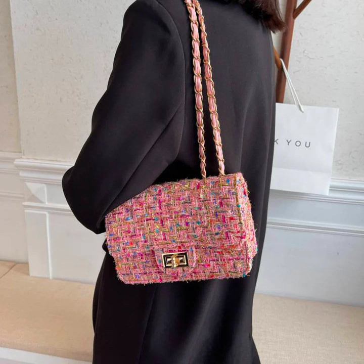 Stilla | Elegant Tweed Skuldertaske