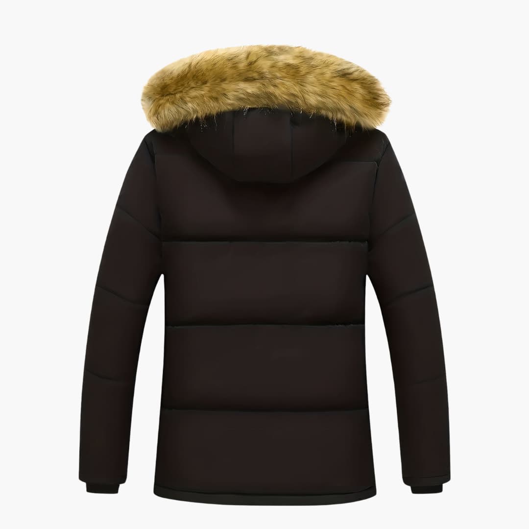 Stilla | Fleece-Hoodie med Lynlås til Herrer