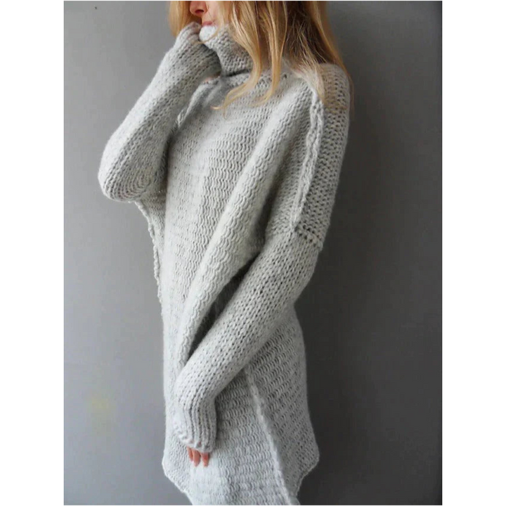 Stilla | Overdimensioneret Grå Pullover Premium