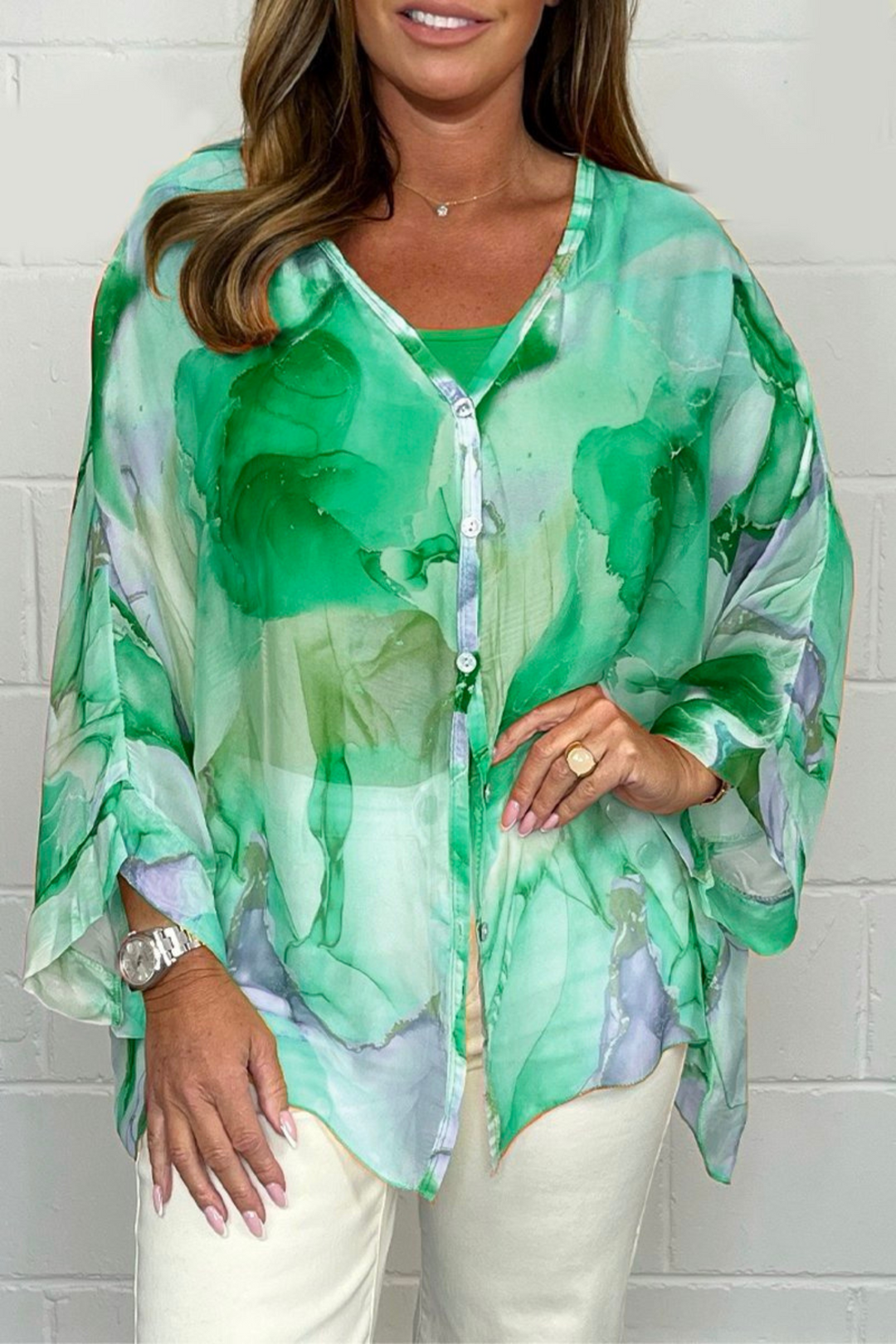 Stilla | Etisk Chiffonbluse