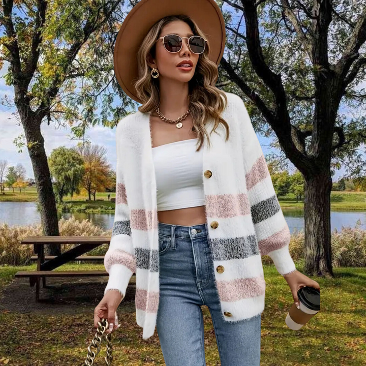 Stilla | Komfortabel dame cardigan i behageligt materiale