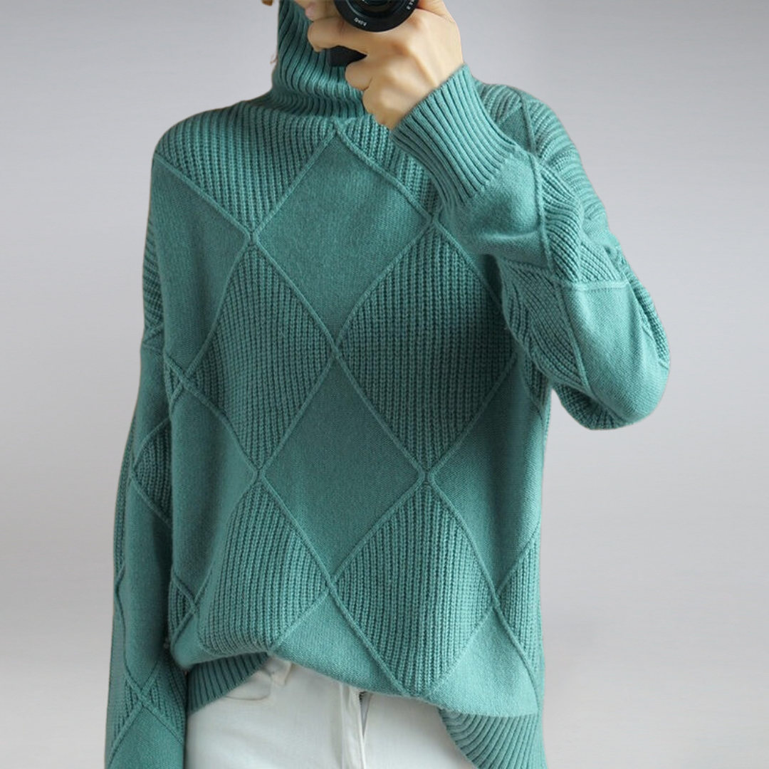 Stilla | Couture Rullekravepullover i Elegant Design