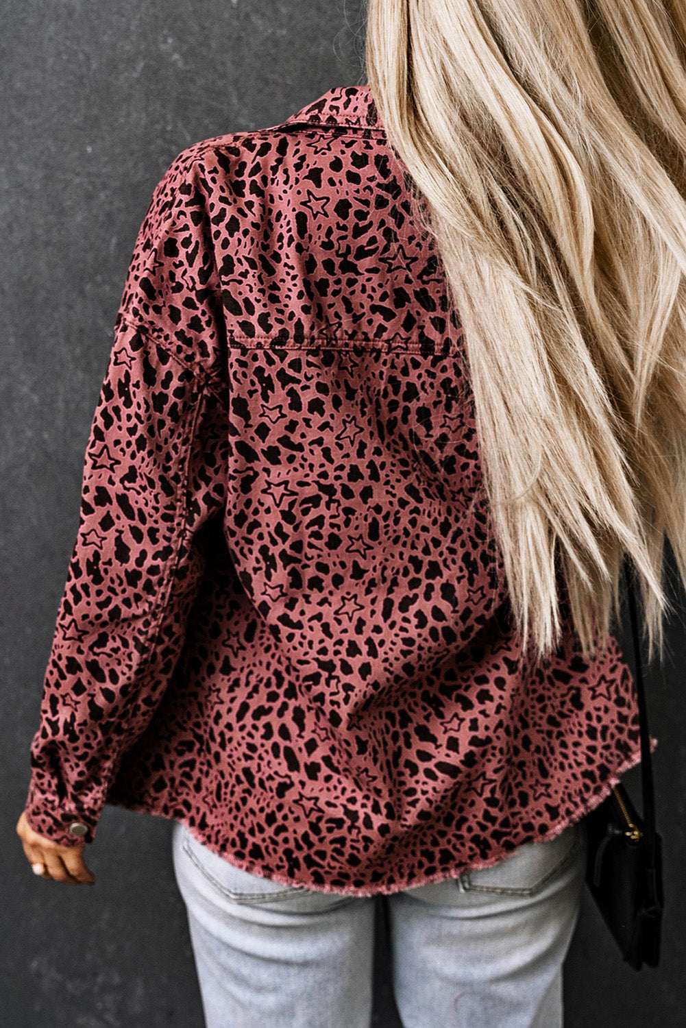 Stilla | Raw Hem Knap-Up Denim Jakke