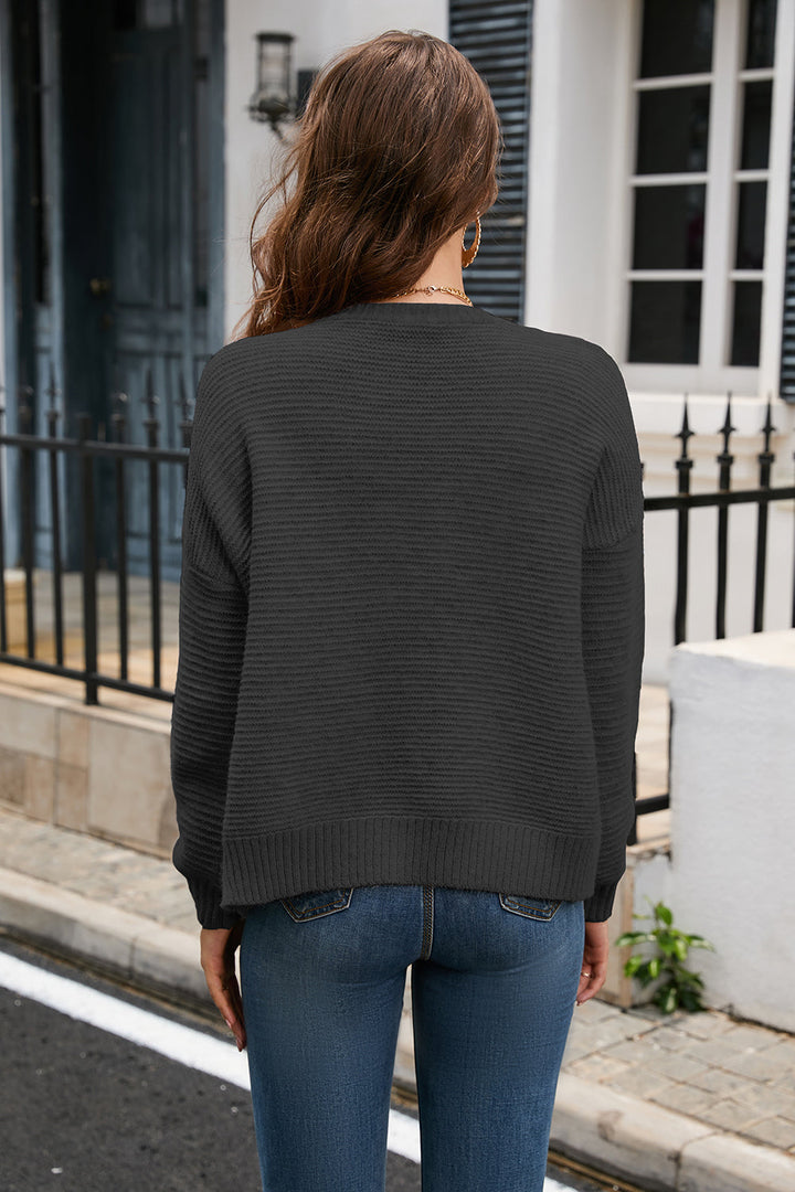 Stilla | Ribbing Knap Ned Cardigan