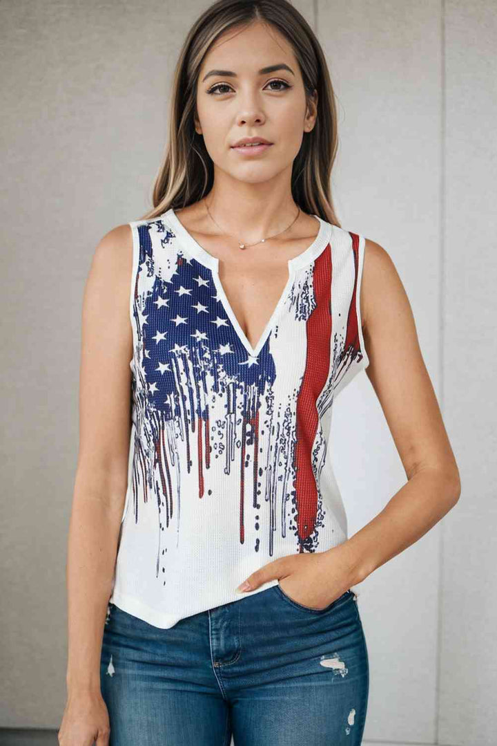 Stilla | Flag Notched Neck Tank