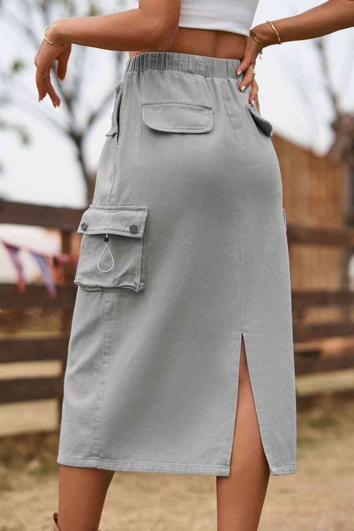 Stilla | Talje Slids Jeans Nederdel