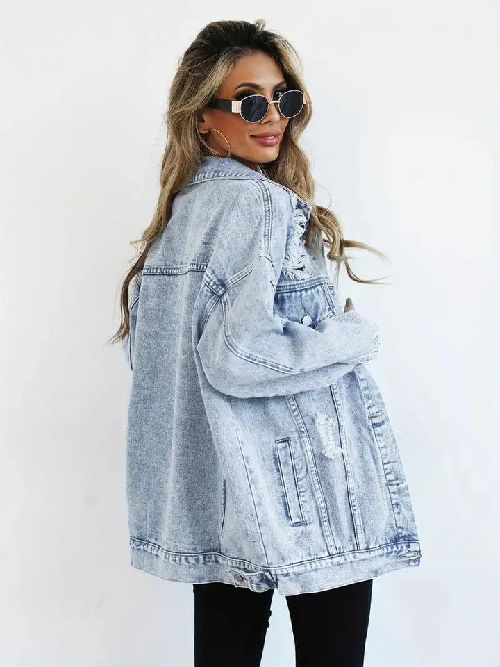 Stilla | Oversized Jeansjakke til damer