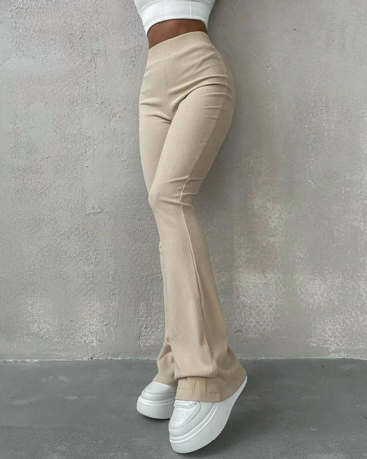 Stilla | Slim Fit Bukser med Micro Flare