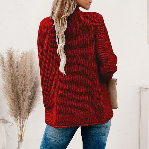 Stilla | Nakke Droppet Skulder Langærmet Sweater