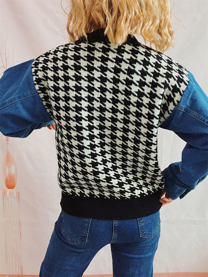 Stilla | Denim Ærme Sweatshirt