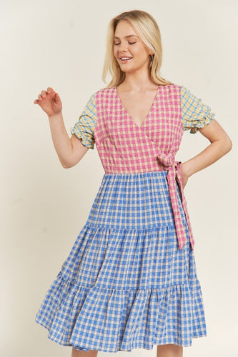 Stilla | Gingham Kjole