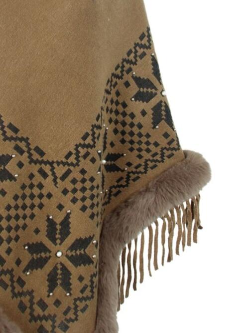 Stilla | Geometrisk Cape Ærme Poncho