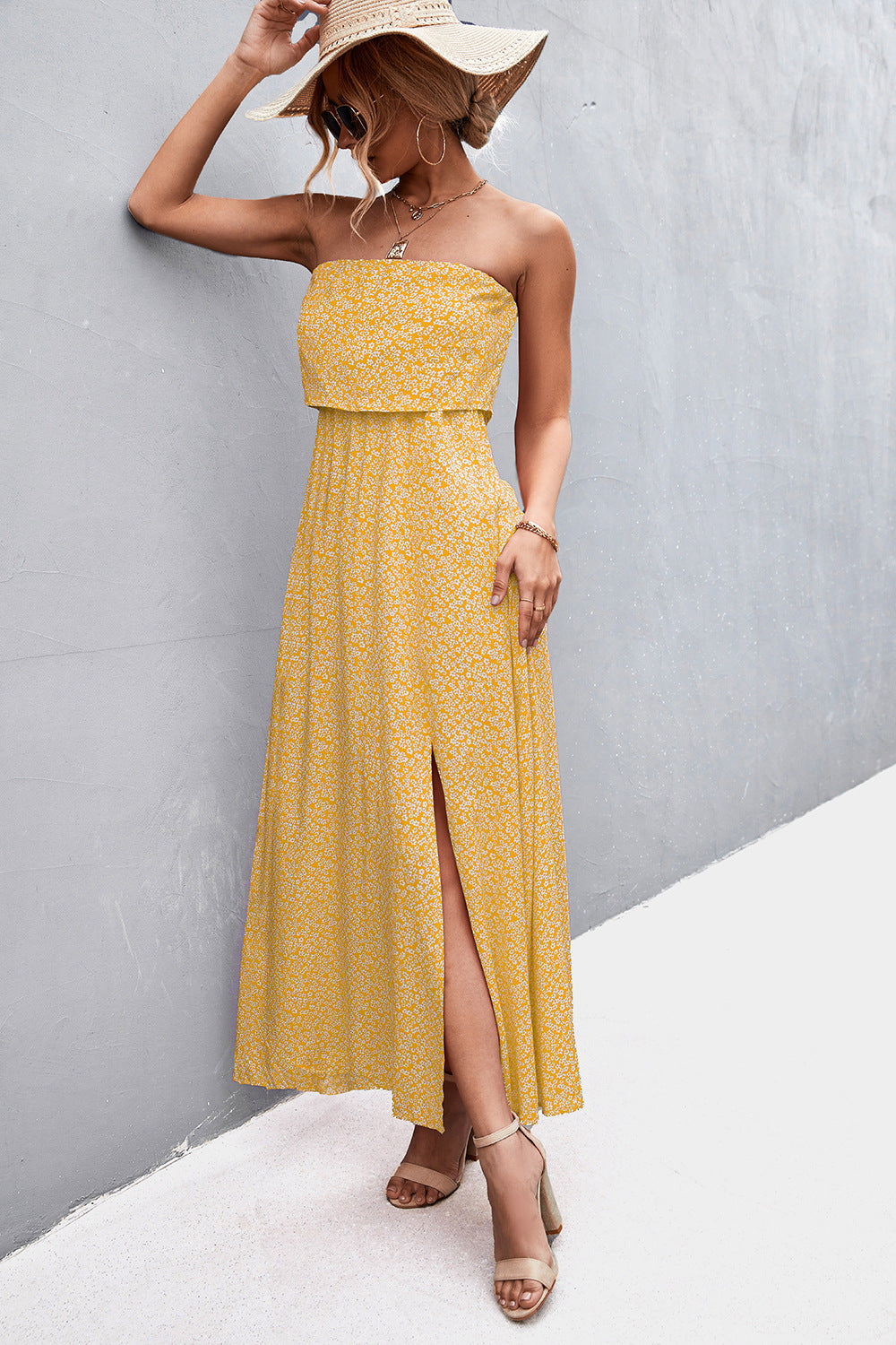 Stilla | Split Maxi Kjole