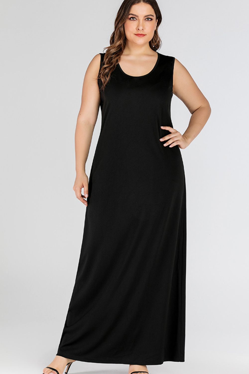 Stilla | Størrelse Scoop Neck Maxi Tankkjole
