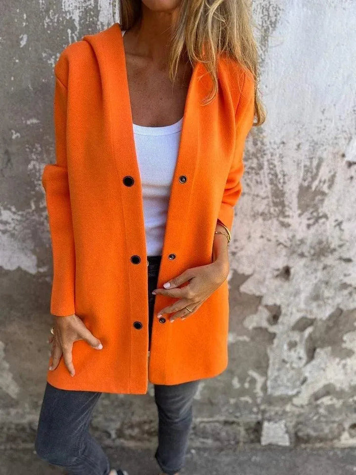 Skovae | Casual Enkeltstående Cardigan med Hætte