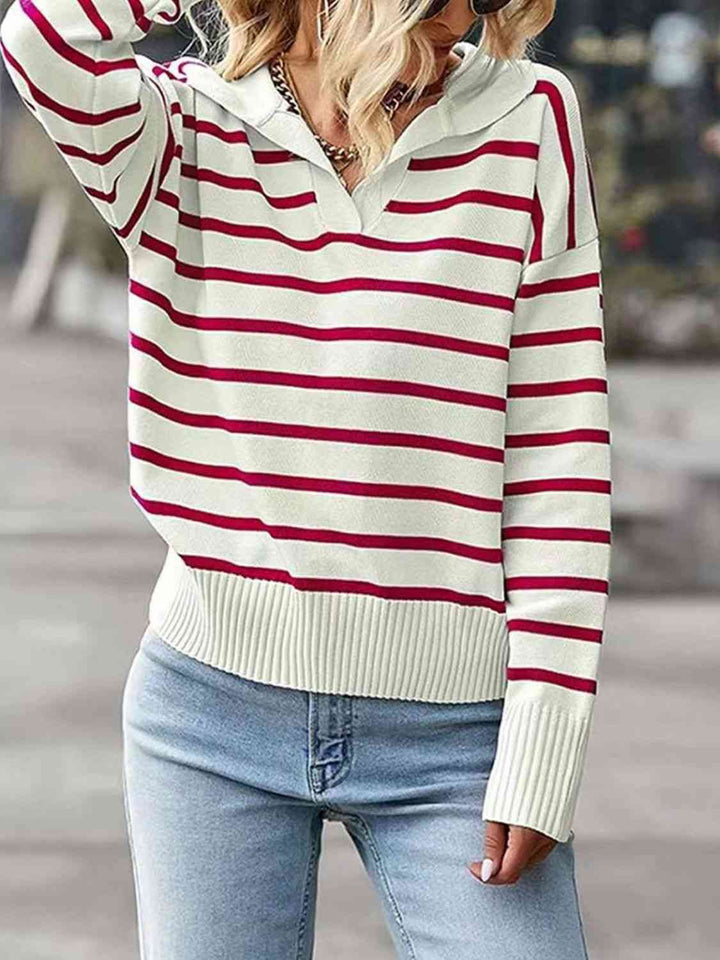 Stilla | Kravehals Strik Top