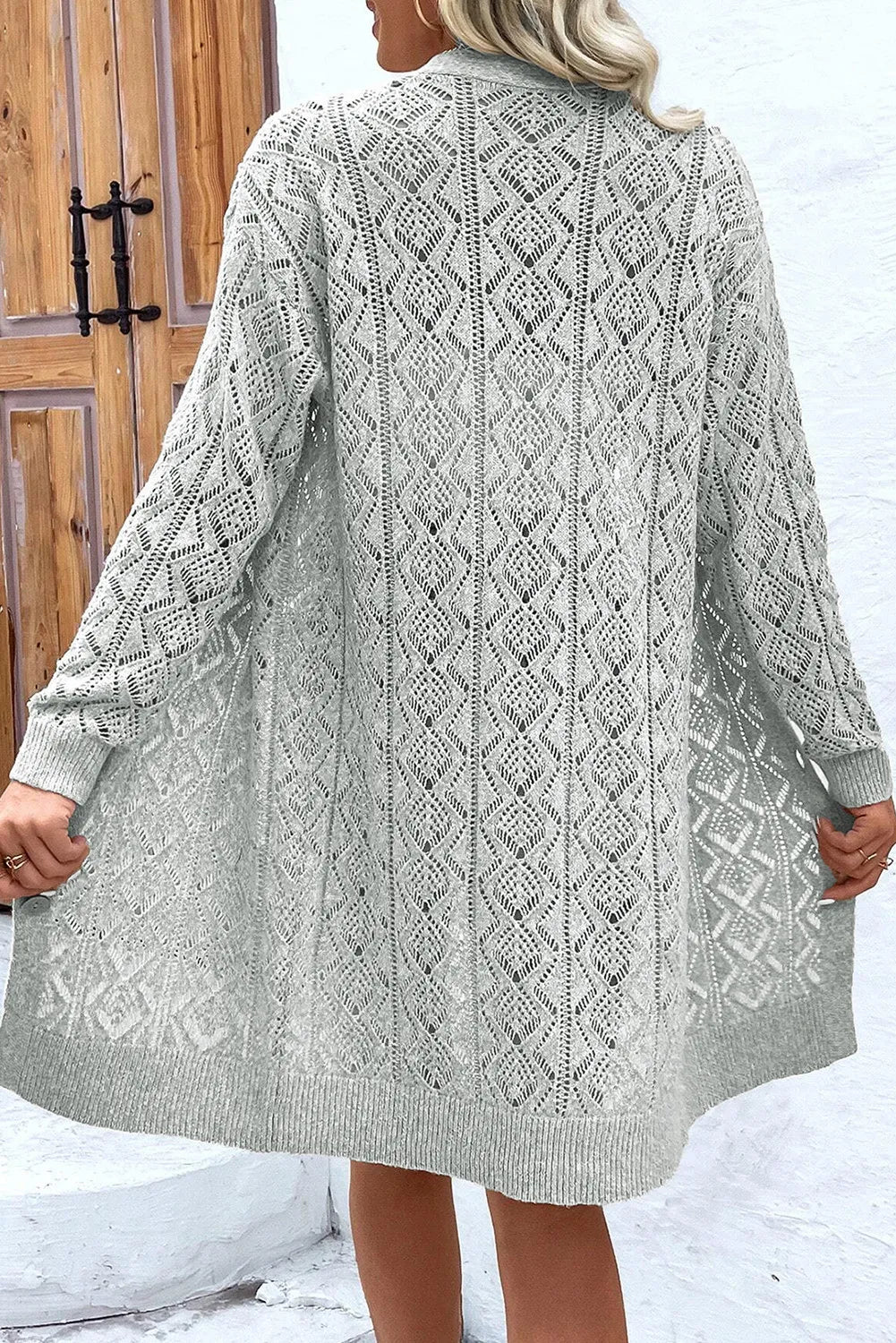 Stilla | Knap-ned Langærmet Cardigan