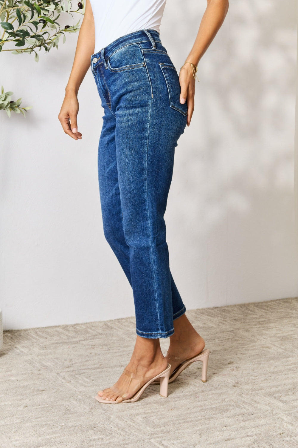 Stilla | Cropped Straight Jeans