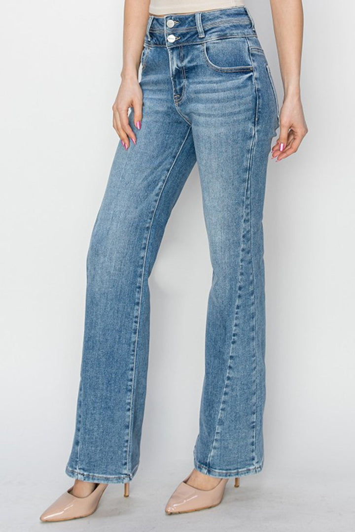 Stilla | Høj talje ankel lige jeans
