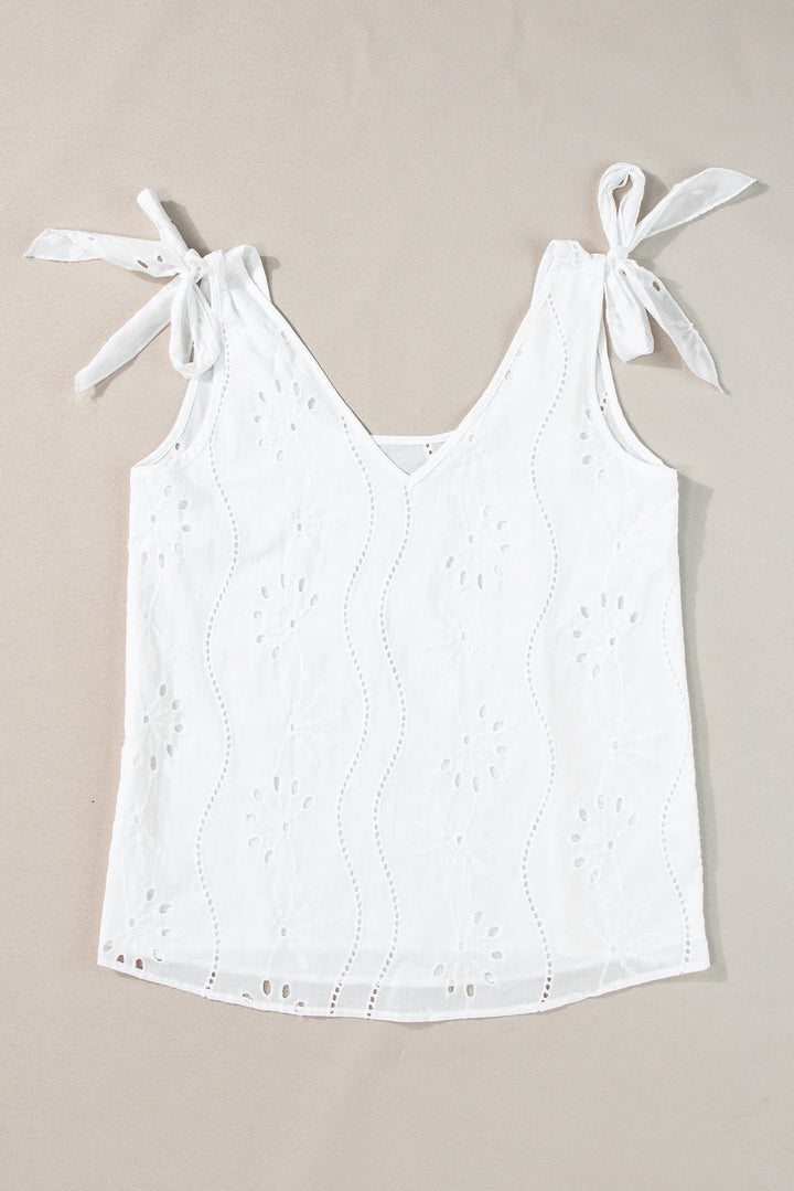 Stilla | Skulder V-hals tanktop