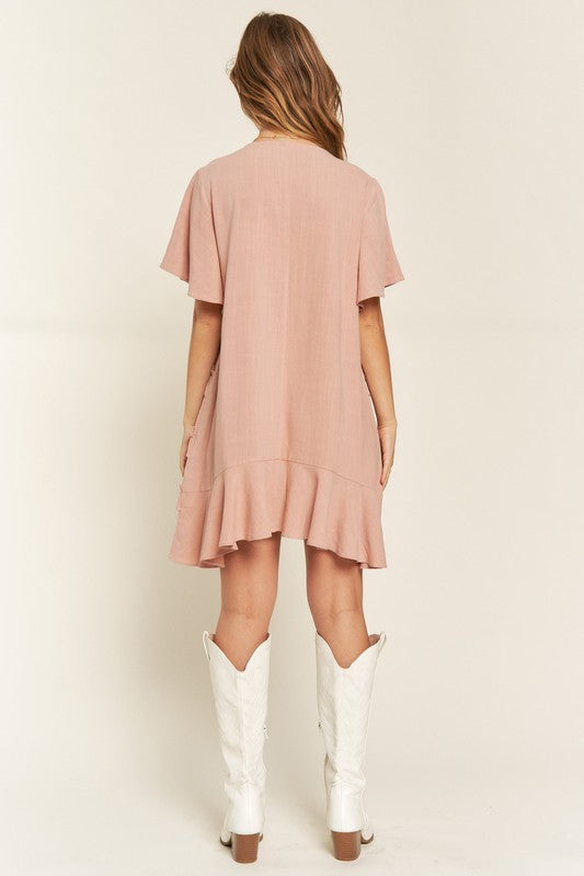 Stilla | Ruffle Mini Kjole
