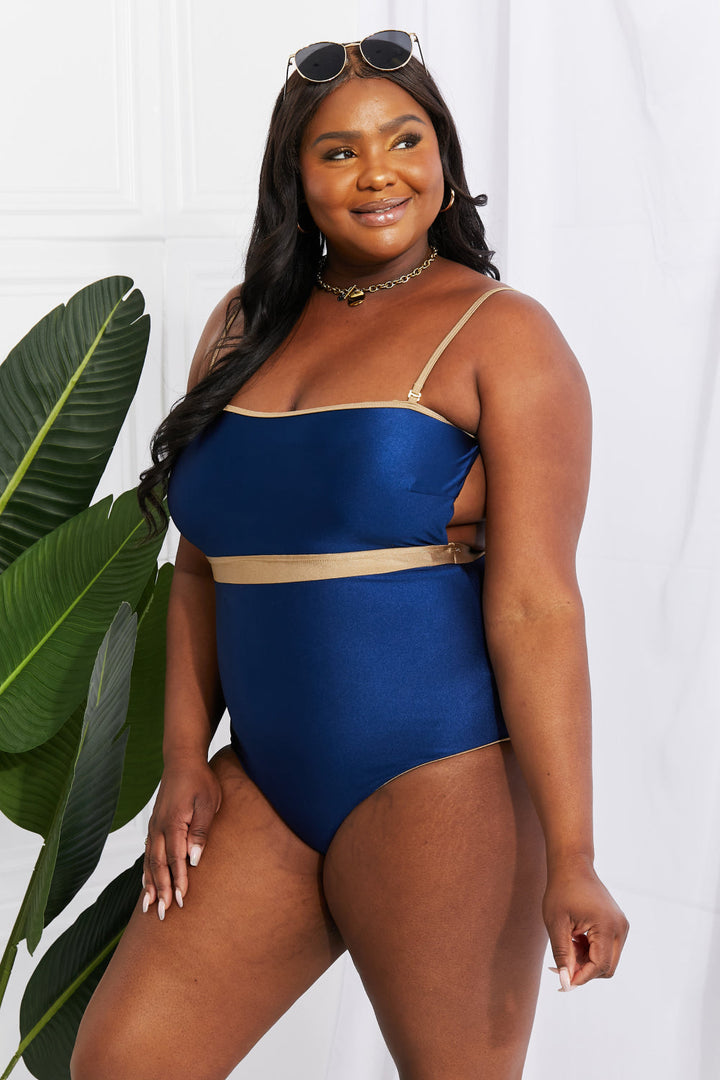 Stilla | West Swim Wave Break Contrast Trim Én-delt