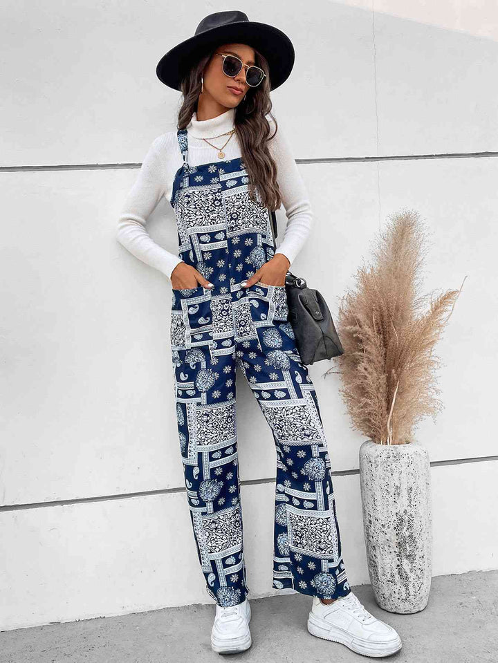 Stilla | Straight Leg Jumpsuit Med Lommer
