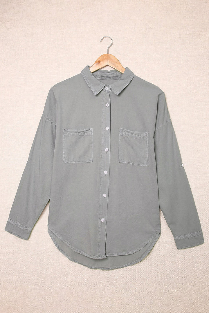 Stilla | Knap-op Krave Denim Top