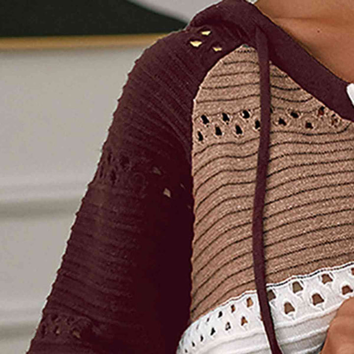 Stilla | Blok Snorehætte Sweater