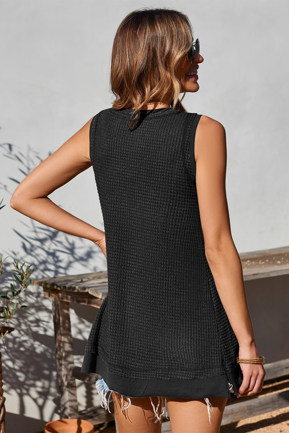 Stilla | Strikket Bred Strop Tank