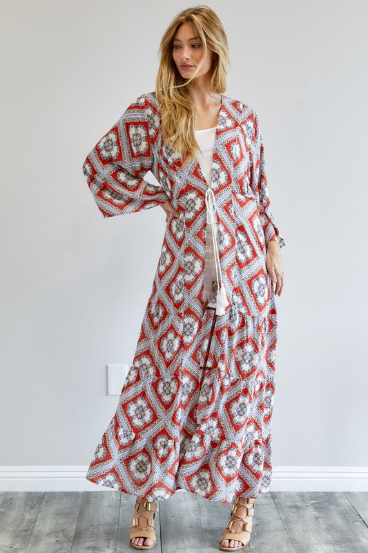 Stilla | Lange Ærmer Løs Kimono
