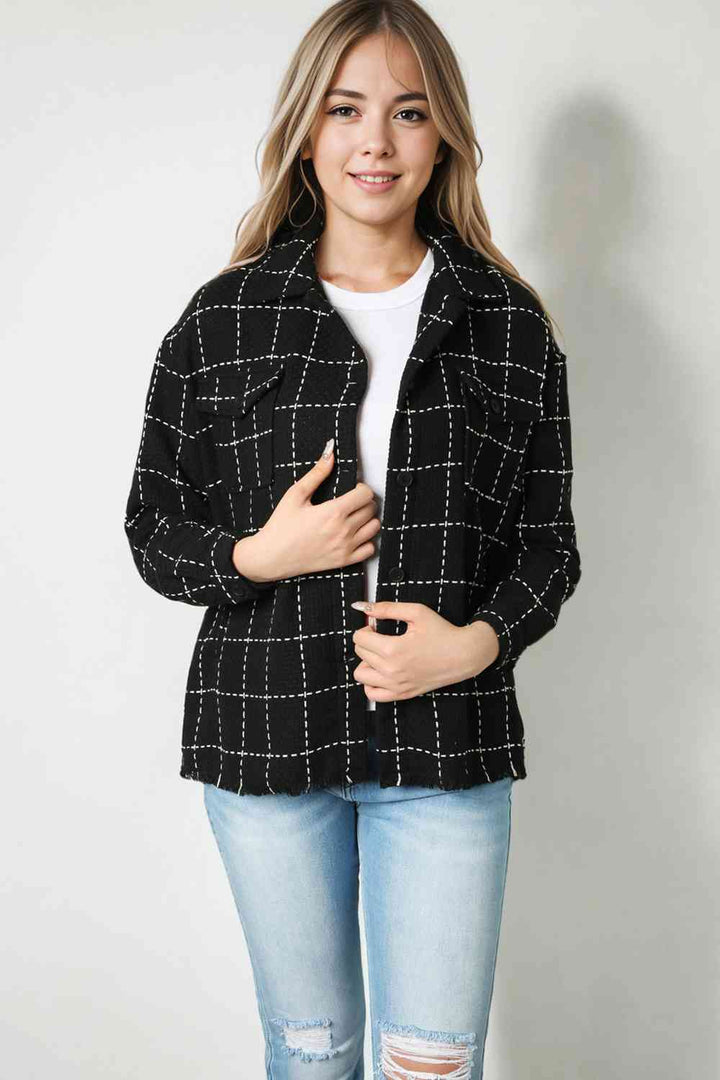 Stilla | Raw Hem Jacket Med Lommer