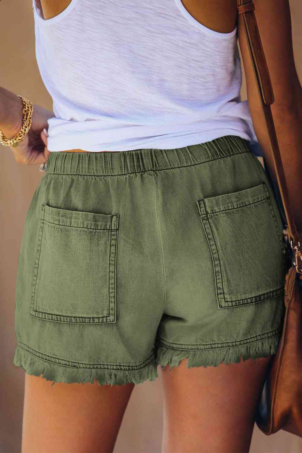 Stilla | Tattered Denim Shorts