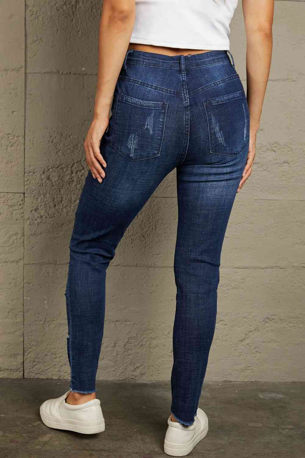 Stilla | Slidte Knaplukning Rawe Kant Jeans