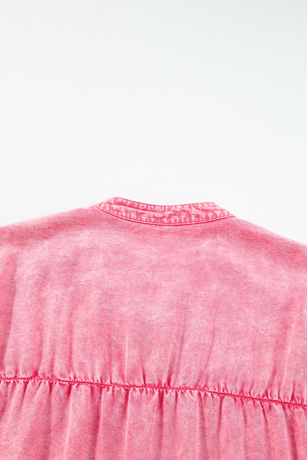 Stilla | Notched Cap Sleeve Denim Kjole