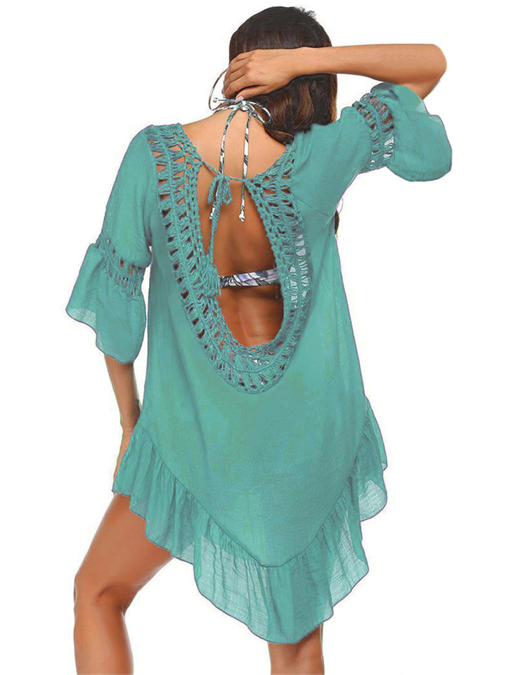 Stilla | Cutout Trekvart Ærme Cover up