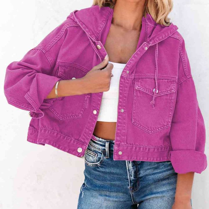 Stilla | Droppe Skulder Denim Jakke
