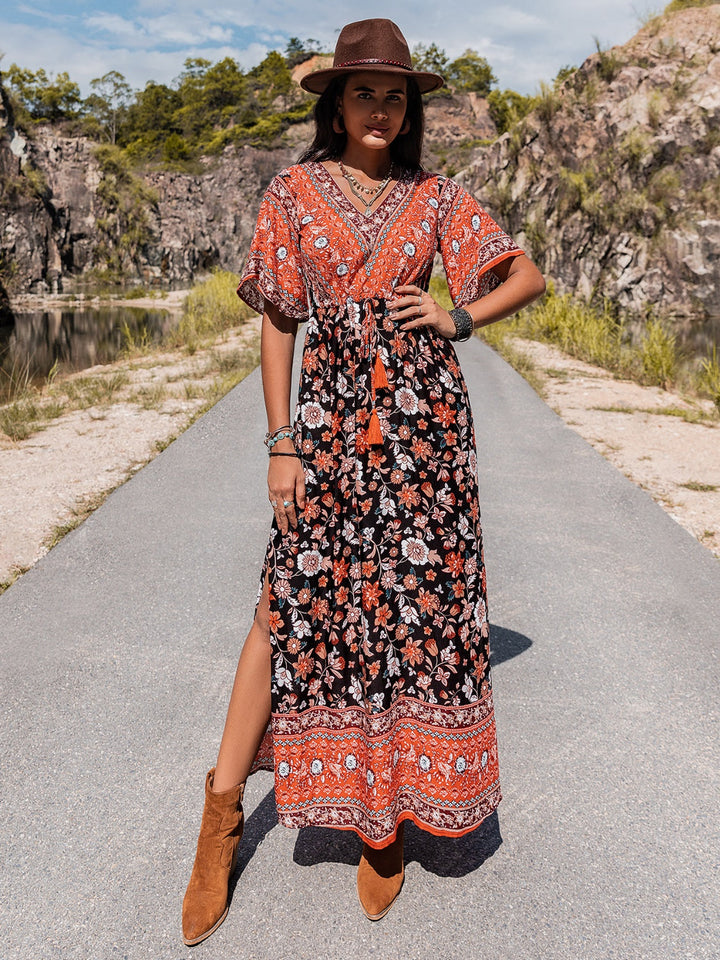 Stilla | Hals Slid Maxi Kjole
