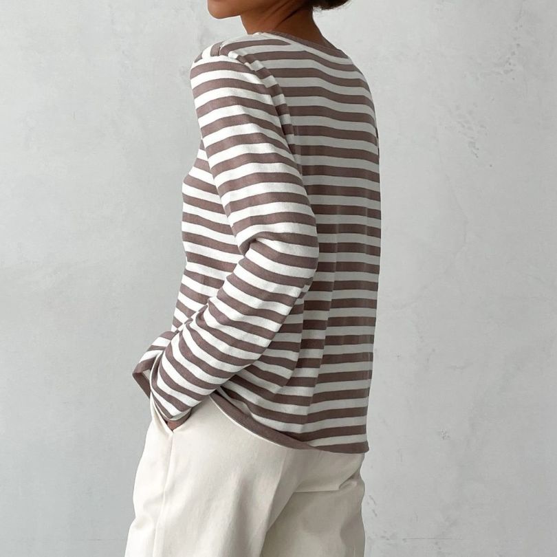 Stilla | Elegant Stribet Sweater