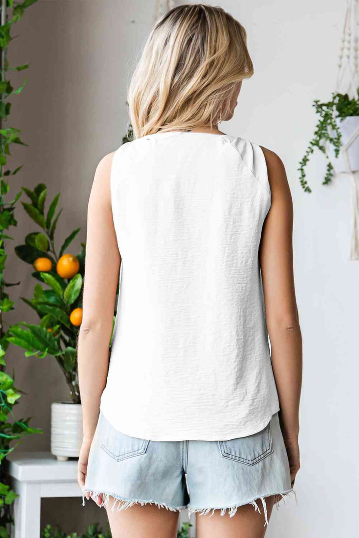 Stilla | Knote Detalje V-hals Tank