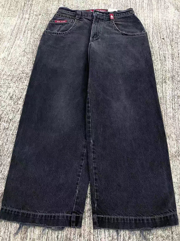 Skovae | Y2K Amerikanske Retro Hip Hop Boyfriend Jeans