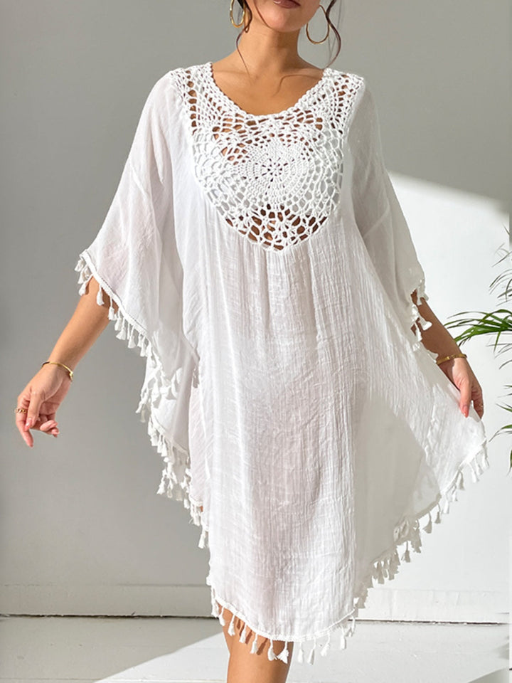 Stilla | Cutout Scoop Neck Cover-up Kjole