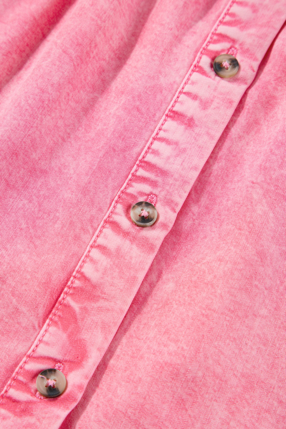 Stilla | Notched Cap Sleeve Denim Kjole