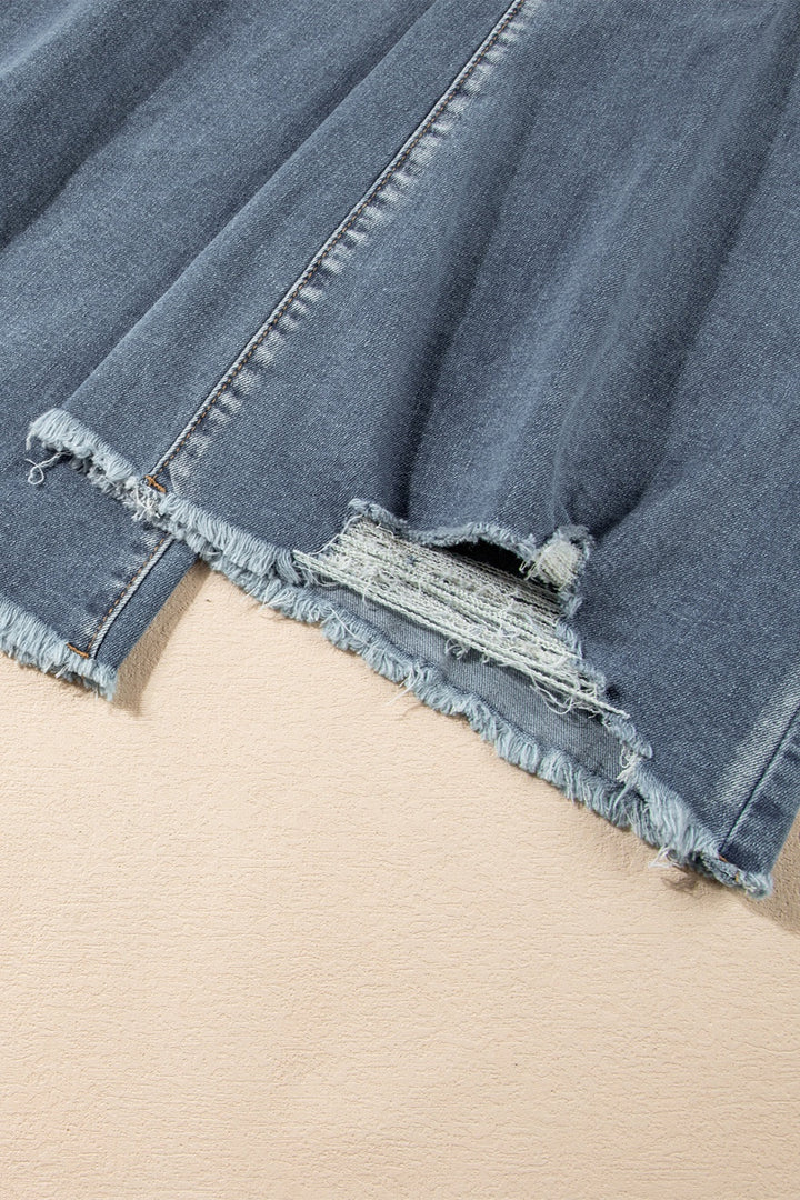 Stilla | Raw Hem Bootcut Jeans