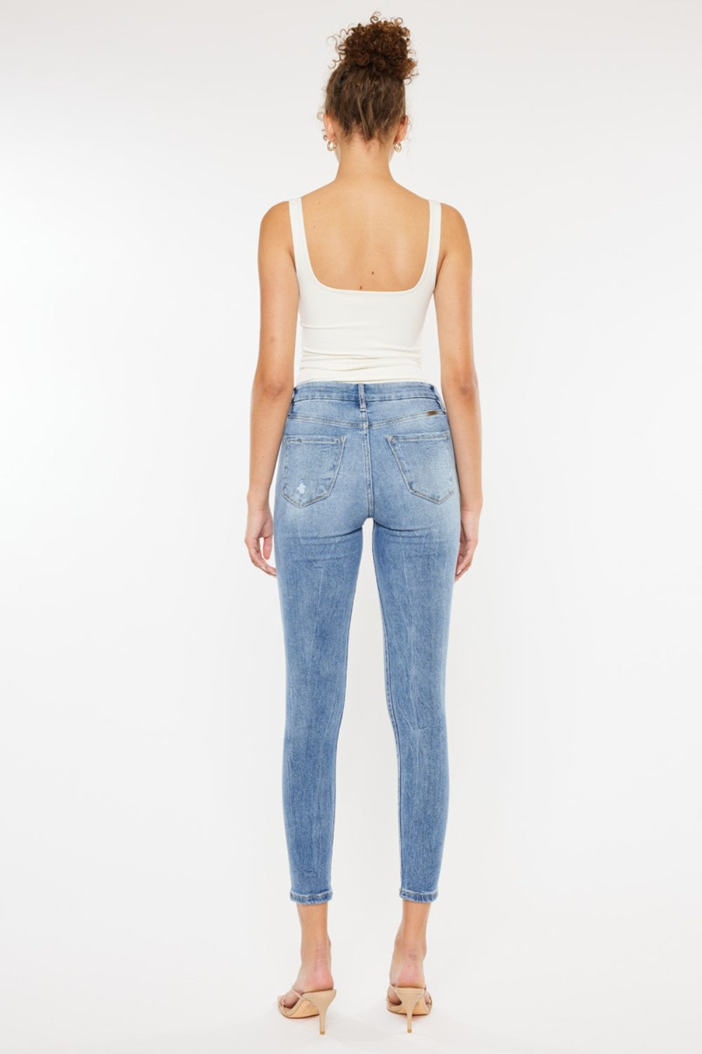 Stilla | Høj Talje Kattevipper Skinny Jeans