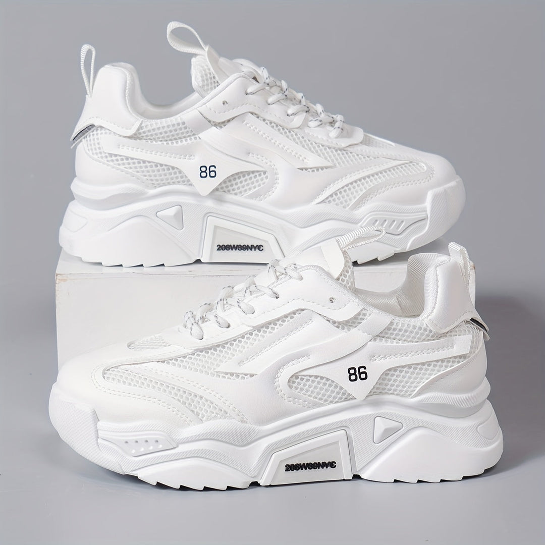 Stilla | Plateau-sneaker i mesh